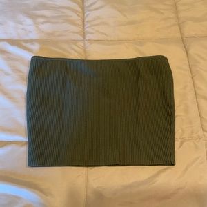 PACSUN Olive Green Crop Top
